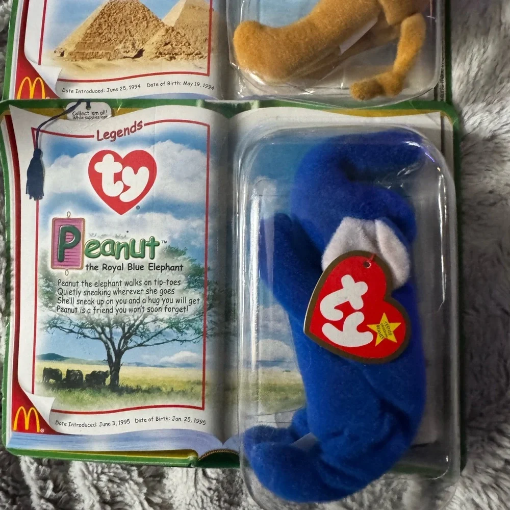 2000 McDonalds Ty Teenie Beanie Babies Legends Set